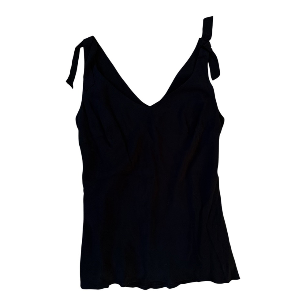Bravissimo Tie Shoulder Cami Top Black Curvy Size 10 NWT